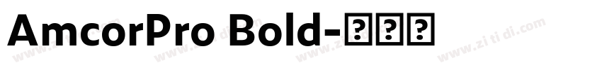 AmcorPro Bold字体转换